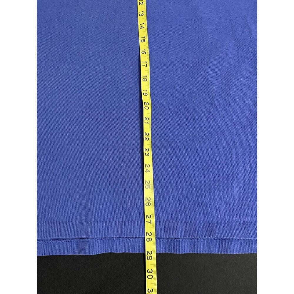 Polo Ralph Lauren Medium Adult Polo Shirt Blue Short Sleeve Casual Preppy Mens - Picture 8 of 9